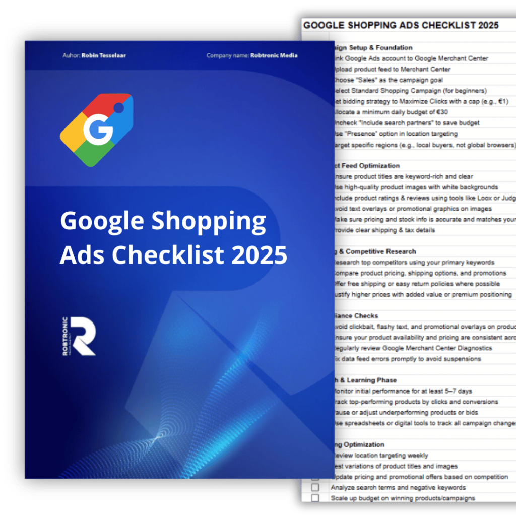 Google Shopping Ads Checklist 2025