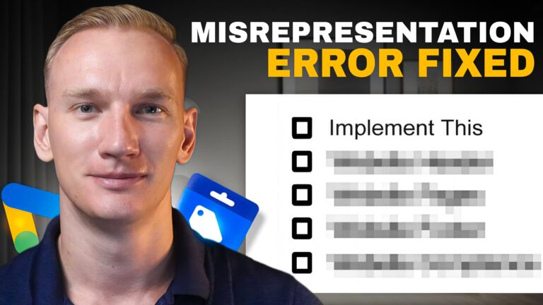 How to solve the misrepresentation suspension in merchant center